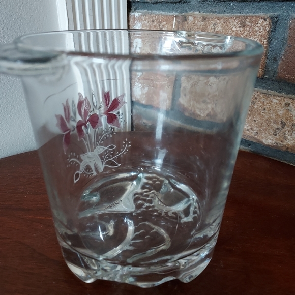 Vintage Cerve DeValBor Iris Glass Ice Bucket Made in Italy 5 Inches - Picture 4 of 9